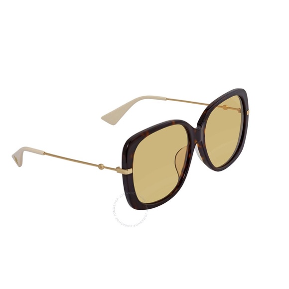 Gucci Accessories - New Gucci Yellow Rectangular Ladies Sunglasses Gg0511sa00559